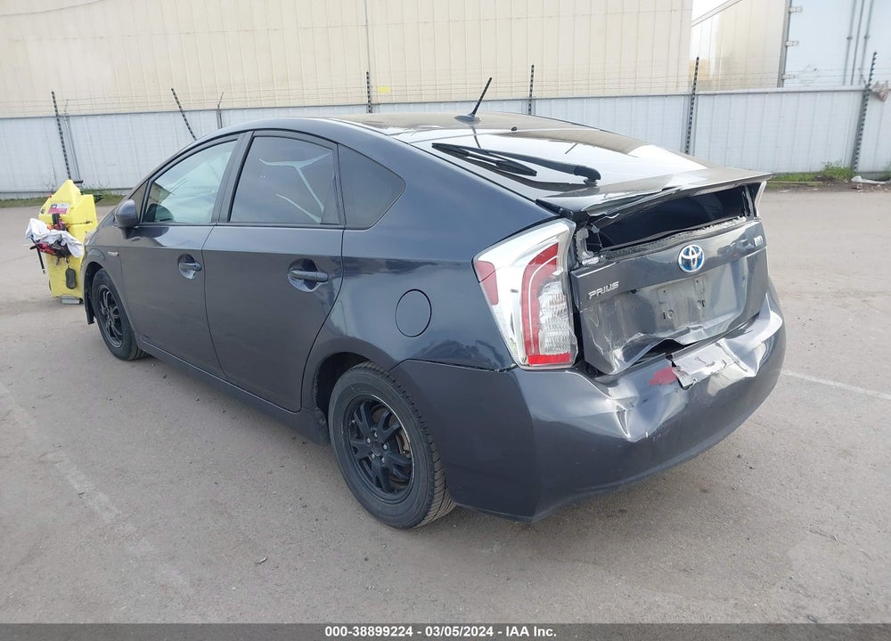2012 TOYOTA PRIUS THREE VIN: JTDKN3DU2C5380880