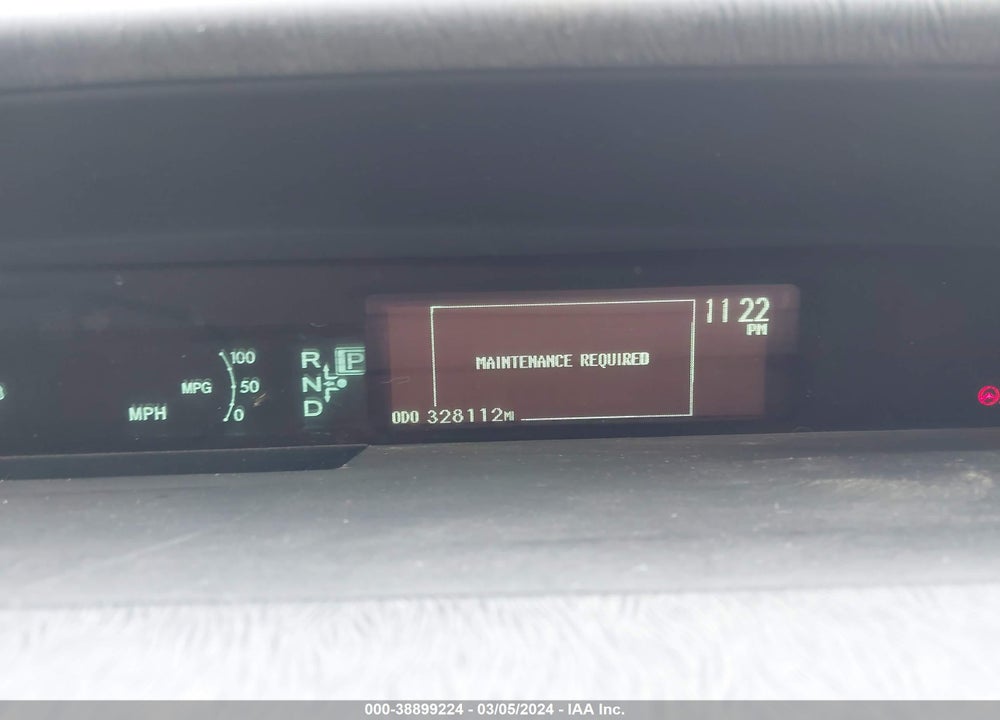 2012 TOYOTA PRIUS THREE VIN: JTDKN3DU2C5380880