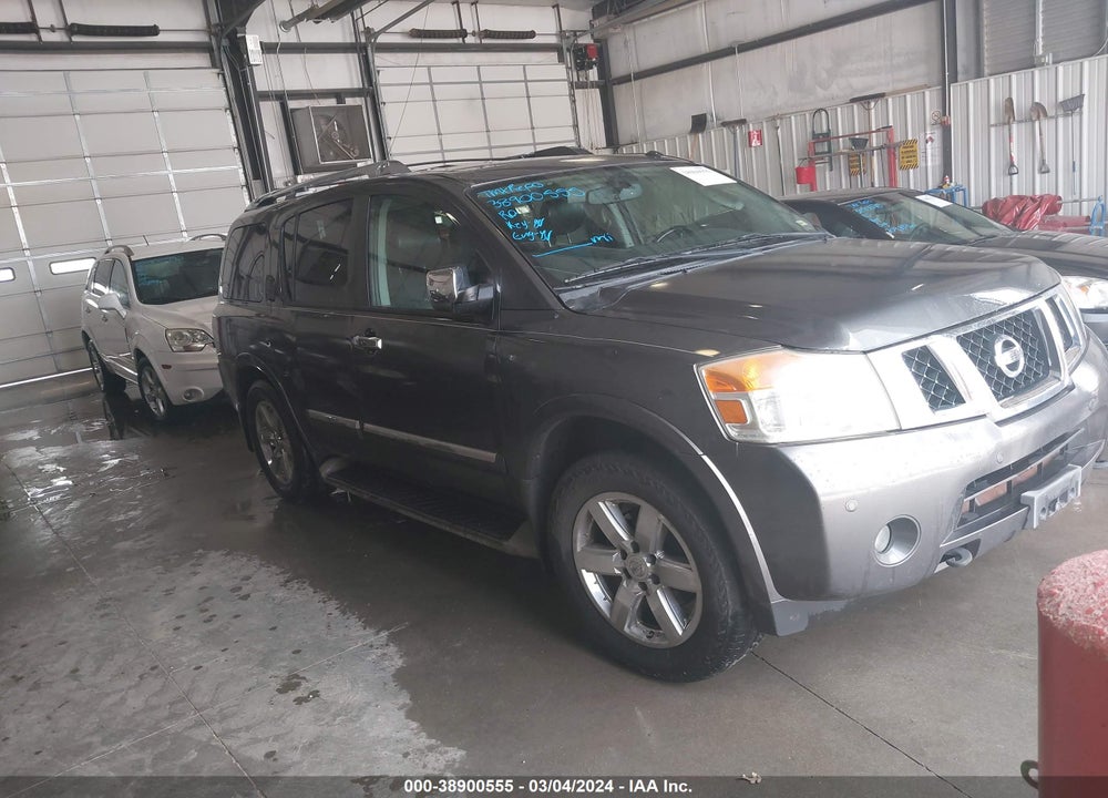2012 NISSAN ARMADA PLATINUM VIN: 5N1BA0NE4CN622162