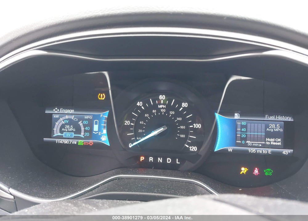 2016 FORD FUSION HYBRID S VIN: 3FA6P0UU6GR263127