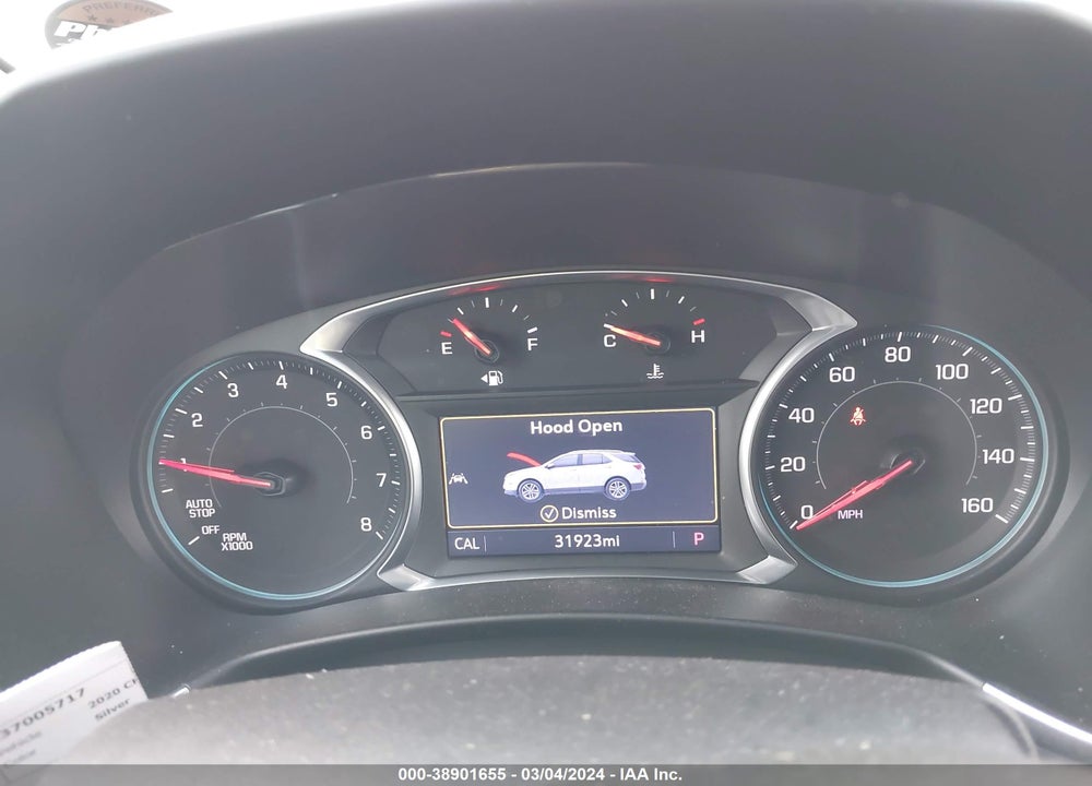 2020 CHEVROLET EQUINOX FWD LT 1.5L TURBO VIN: 3GNAXKEV5LS682071