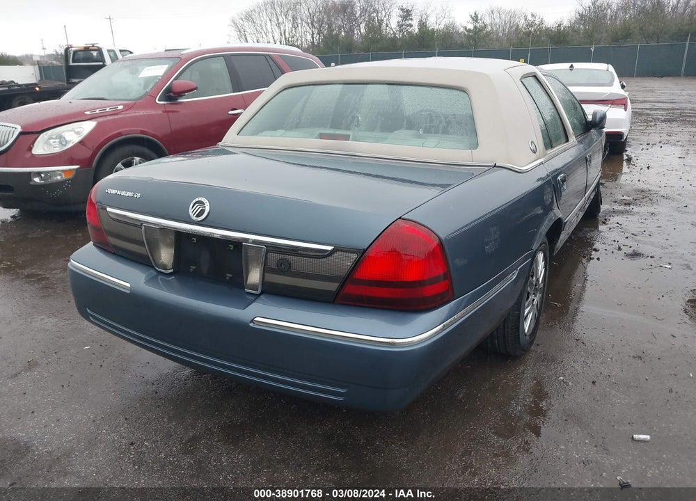 2008 MERCURY GRAND MARQUIS GS VIN: 2MEFM74V28X602956
