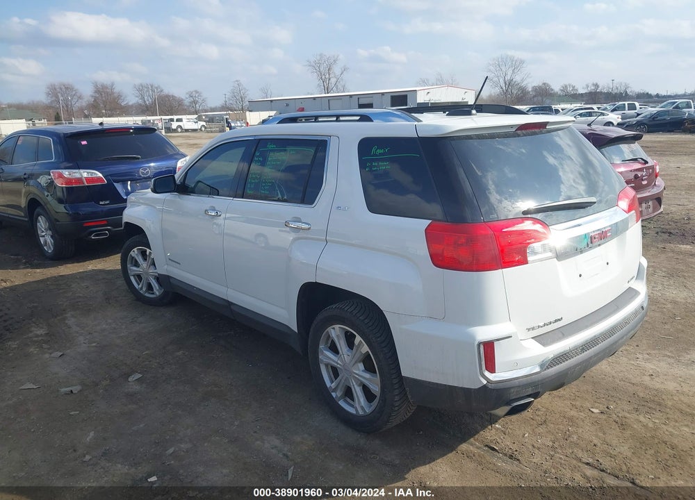 2017 GMC TERRAIN SLT VIN: 2GKFLUE33H6126873
