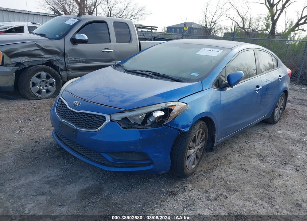 2014 KIA FORTE LX VIN: KNAFX4A62E5061180