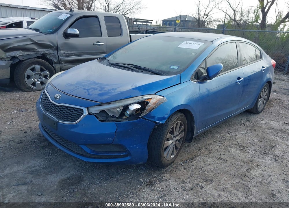 2014 KIA FORTE LX VIN: KNAFX4A62E5061180