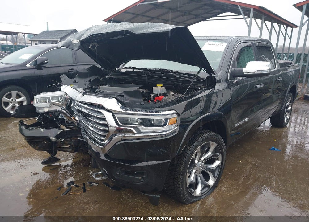2019 RAM 1500 LONGHORN 4X4 5'7 BOX VIN: 1C6SRFKT2KN896971