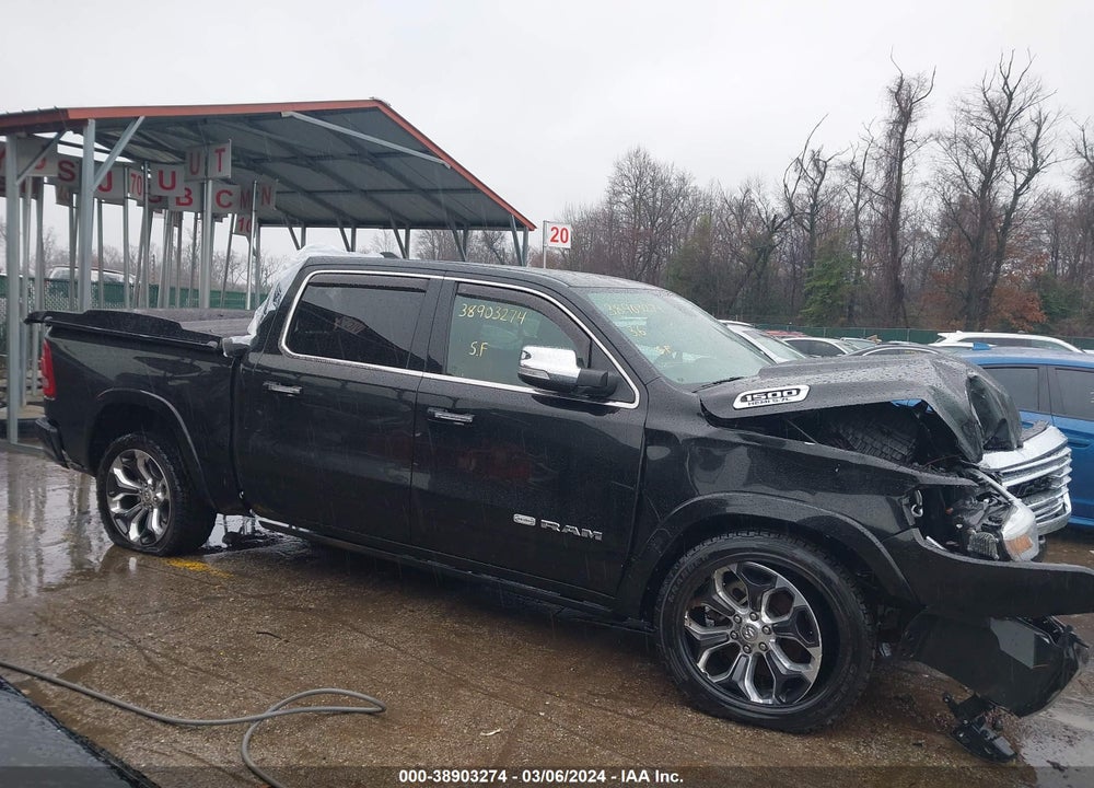 2019 RAM 1500 LONGHORN 4X4 5'7 BOX VIN: 1C6SRFKT2KN896971