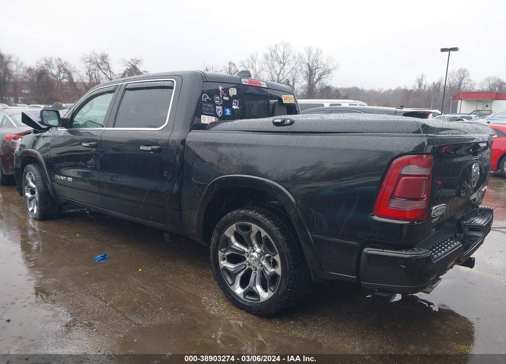 2019 RAM 1500 LONGHORN 4X4 5'7 BOX VIN: 1C6SRFKT2KN896971