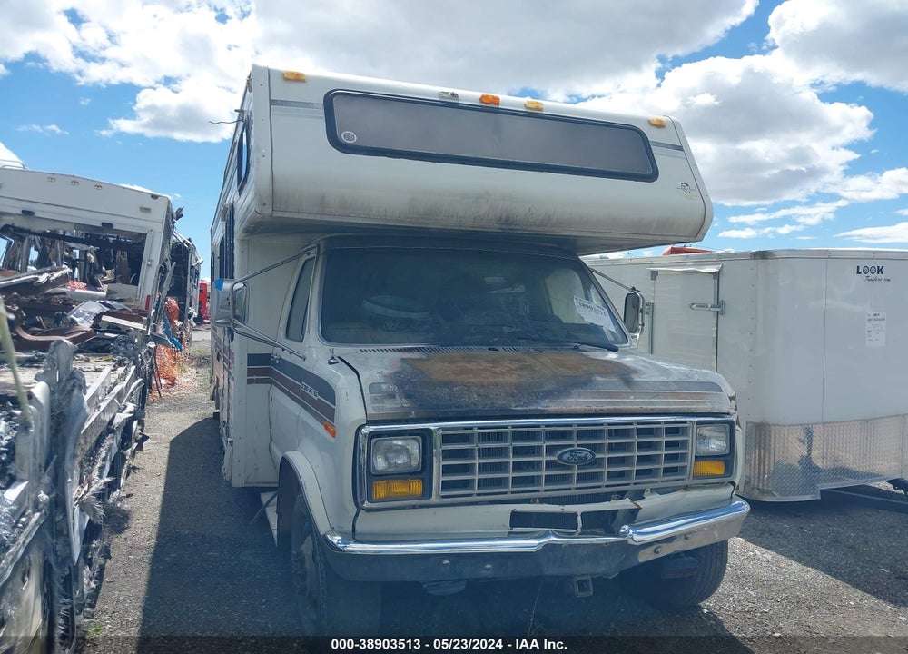 1986 FORD ECONOLINE E350 CUTAWAY VAN VIN: 1FDKE30LXGHB27092