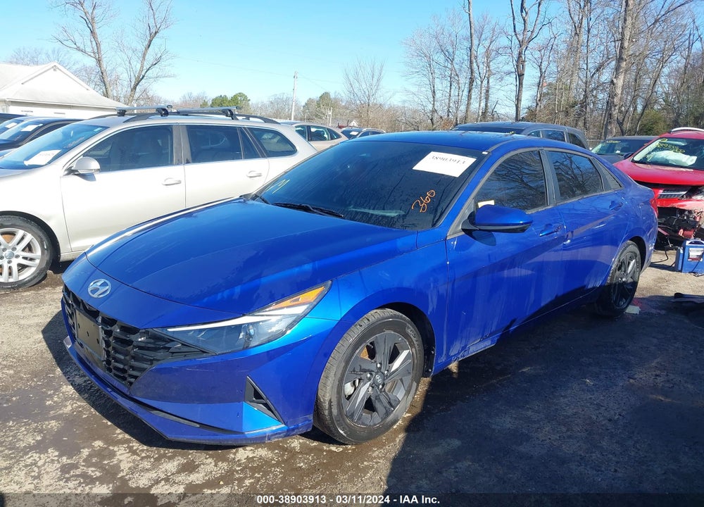 2021 HYUNDAI ELANTRA SEL VIN: 5NPLS4AG9MH021402