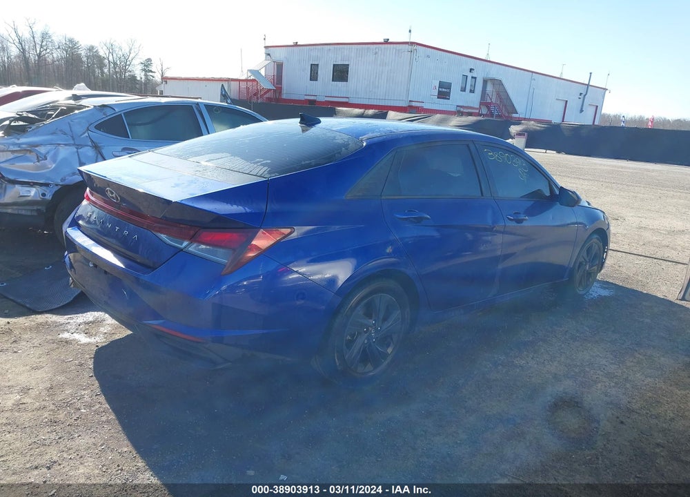 2021 HYUNDAI ELANTRA SEL VIN: 5NPLS4AG9MH021402