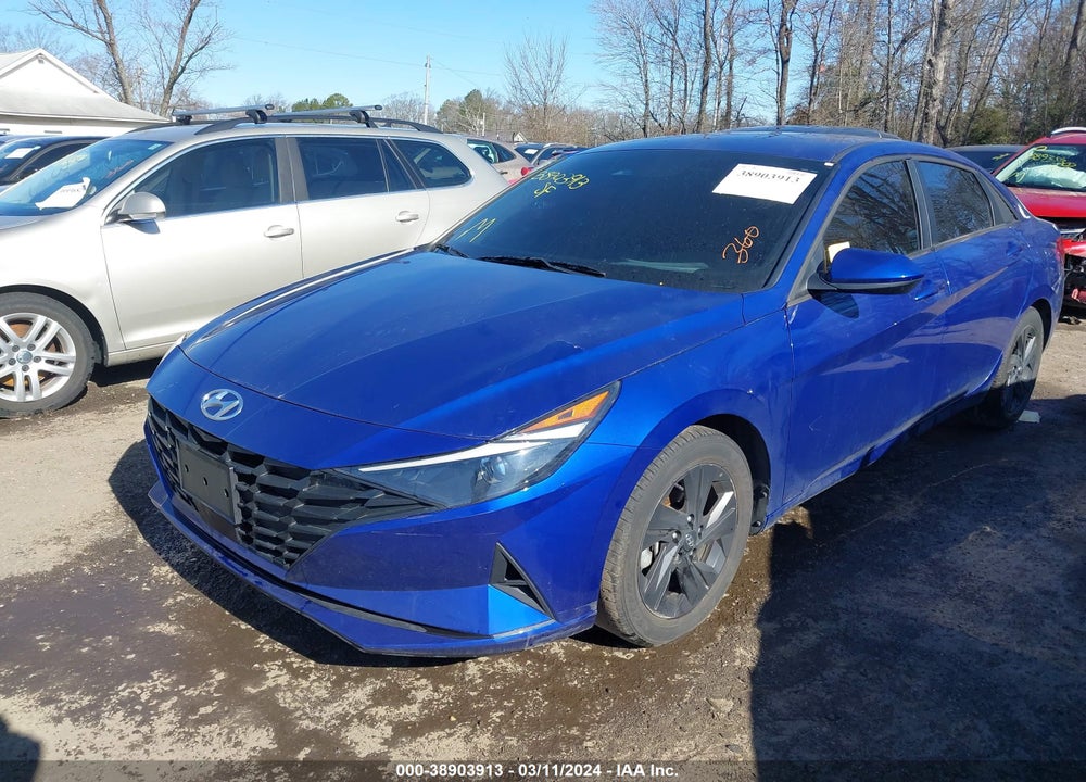 2021 HYUNDAI ELANTRA SEL VIN: 5NPLS4AG9MH021402