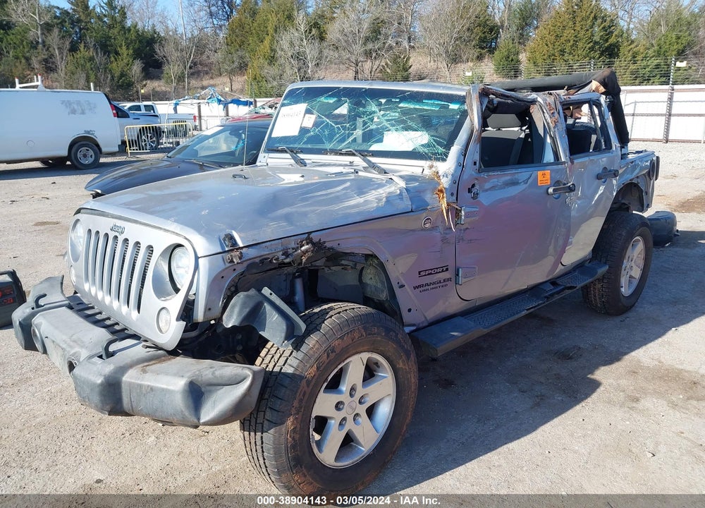 2016 JEEP WRANGLER UNLIMITED SPORT VIN: 1C4HJWDG2GL113550
