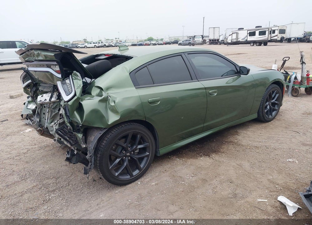 2022 DODGE CHARGER GT RWD VIN: 2C3CDXHG5NH173032