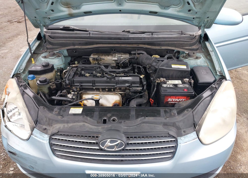 2006 HYUNDAI ACCENT GLS VIN: KMHCN46C96U039111