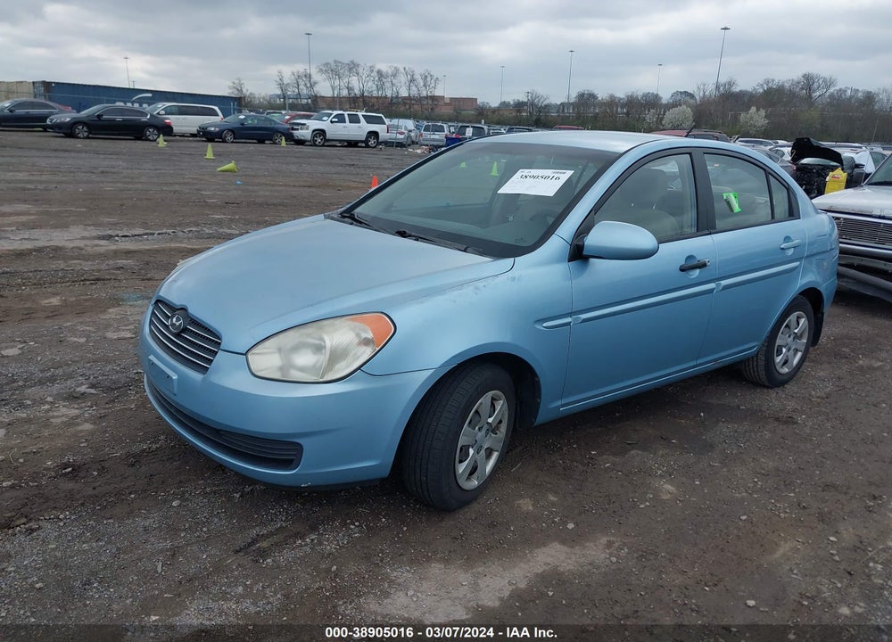 2006 HYUNDAI ACCENT GLS VIN: KMHCN46C96U039111