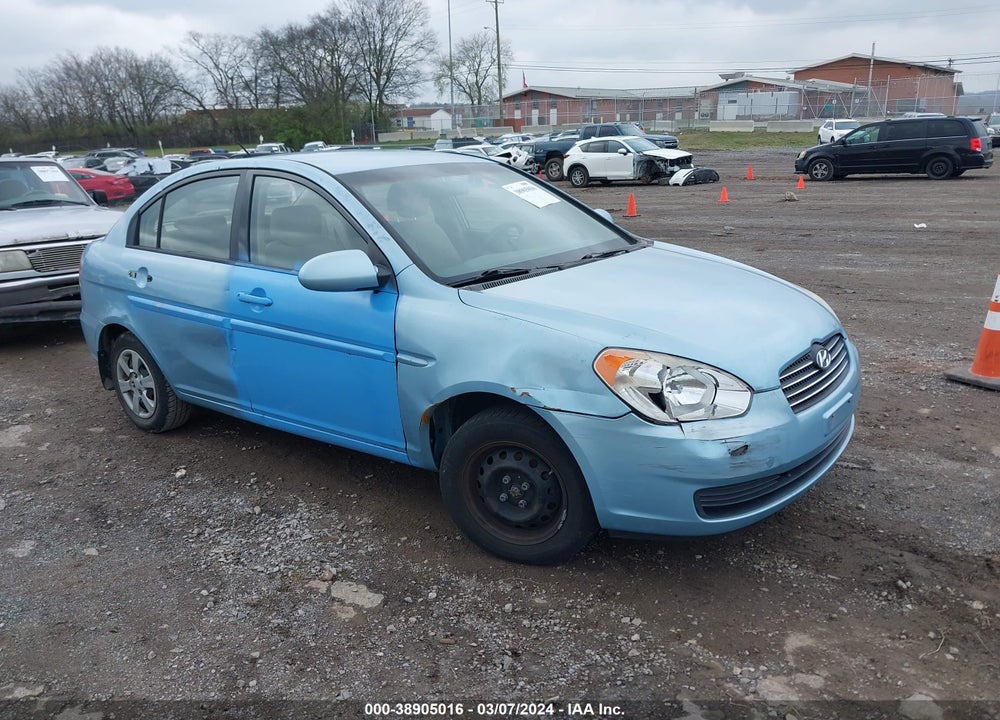 2006 HYUNDAI ACCENT GLS VIN: KMHCN46C96U039111