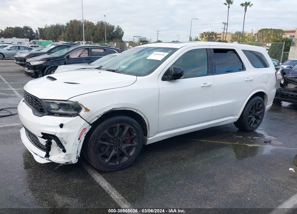 2021 DODGE DURANGO SRT HELLCAT AWD VIN: 1C4SDJH96MC715455