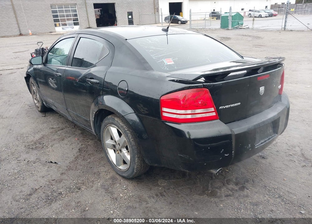 2008 DODGE AVENGER R/T VIN: 1B3LC76M38N653638