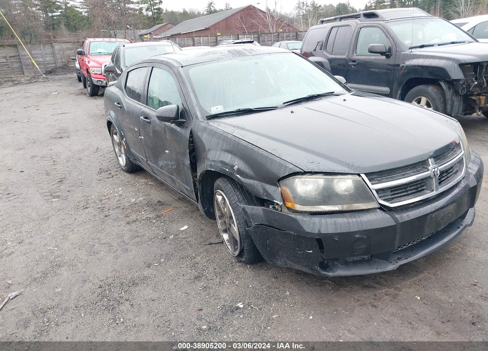 2008 DODGE AVENGER R/T VIN: 1B3LC76M38N653638