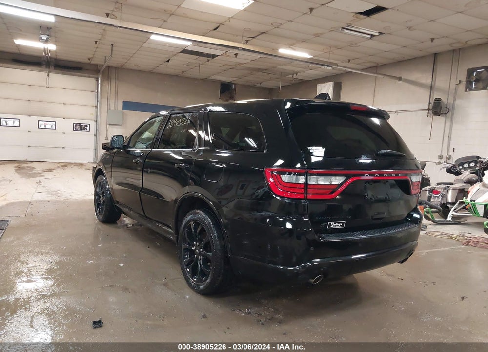 2019 DODGE DURANGO SXT AWD VIN: 1C4RDJAGXKC738905
