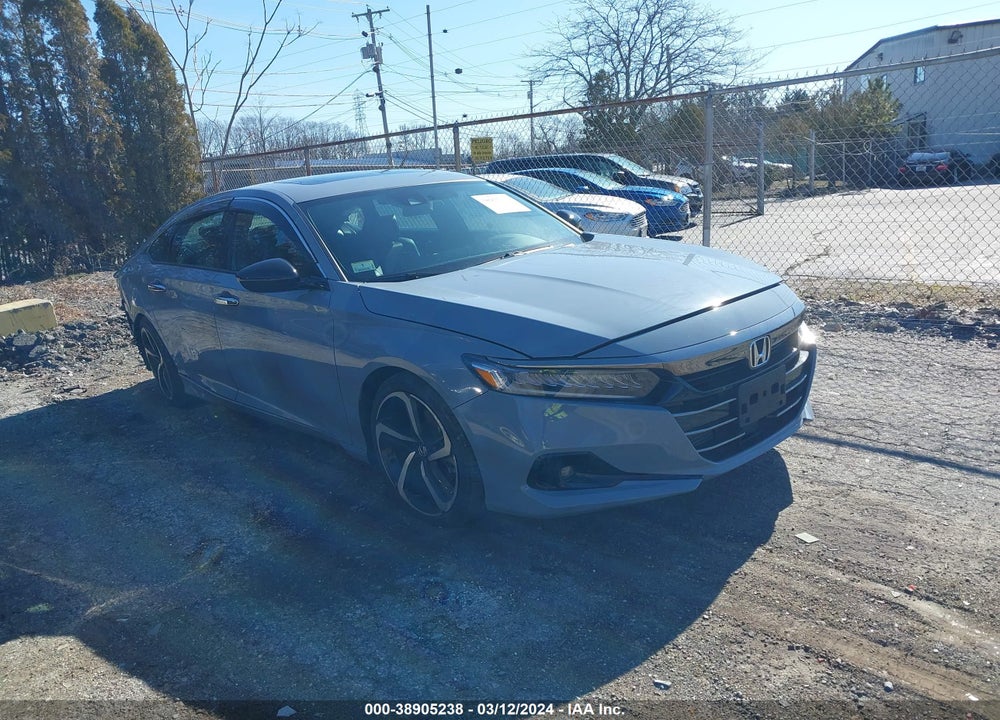 2022 HONDA ACCORD SPORT 2.0T VIN: 1HGCV2F33NA020676