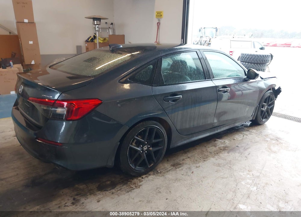2022 HONDA CIVIC SPORT VIN: 2HGFE2F51NH574010