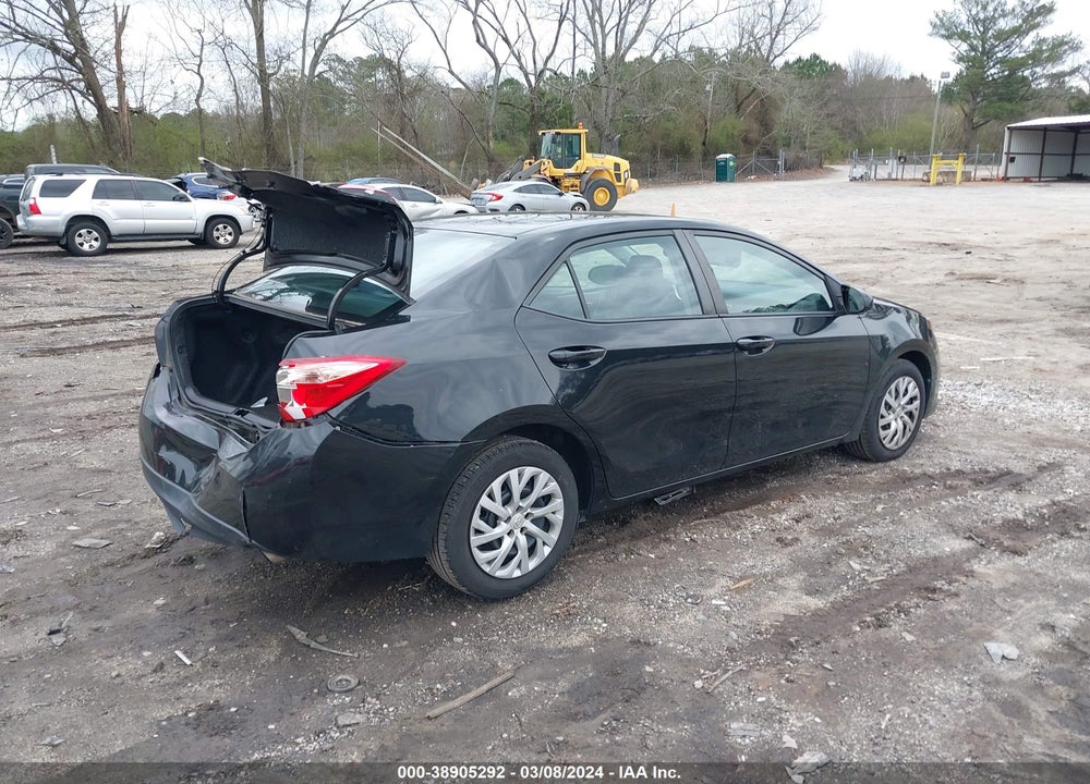 2017 TOYOTA COROLLA LE VIN: 2T1BURHE6HC785689