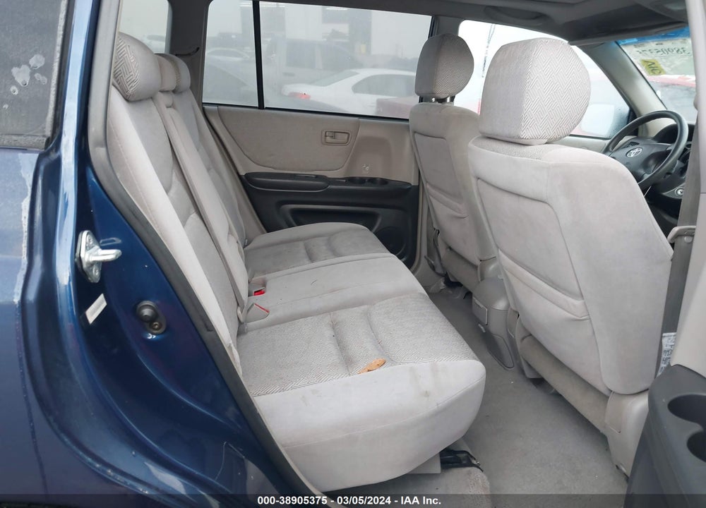 2003 TOYOTA HIGHLANDER V6 VIN: JTEGF21A030087205