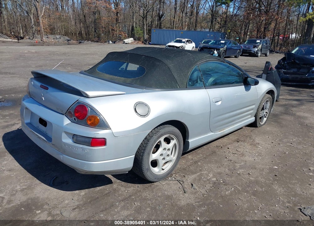 2003 MITSUBISHI ECLIPSE SPYDER GTS VIN: 4A3AE75H63E016270