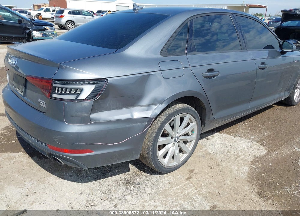 2018 AUDI A4 2.0T TECH ULTRA PREMIUM/2.0T ULTRA PREMIUM VIN: WAUKMAF47JA107438