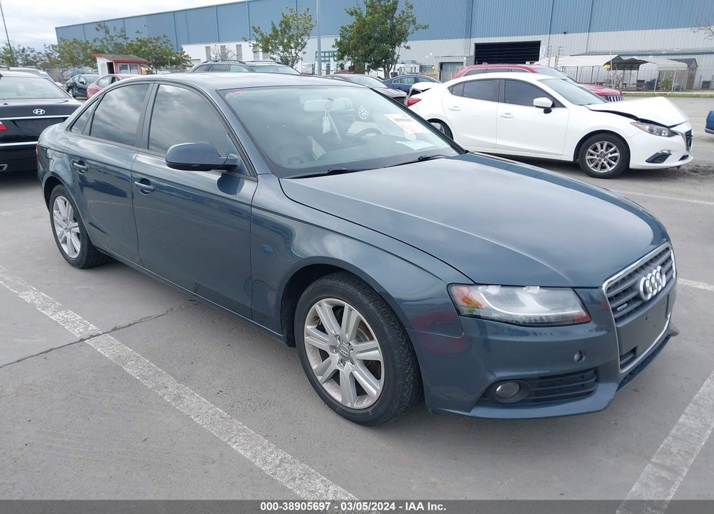 2011 AUDI A4 2.0T PREMIUM VIN: WAUBFAFL7BN056776