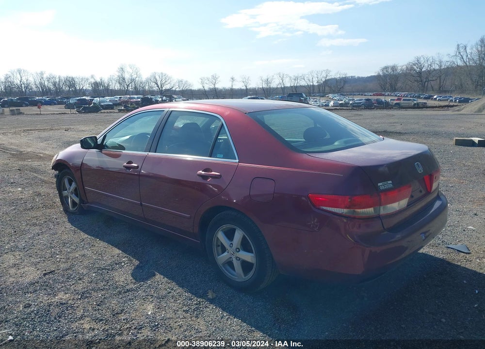 2003 HONDA ACCORD 2.4 EX VIN: 1HGCM56663A138474
