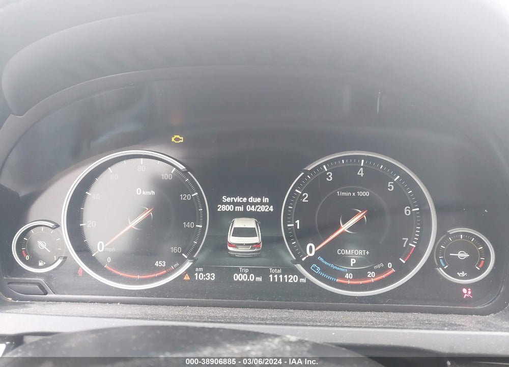 2014 BMW 740LI XDRIVE VIN: WBAYF4C5XED281799