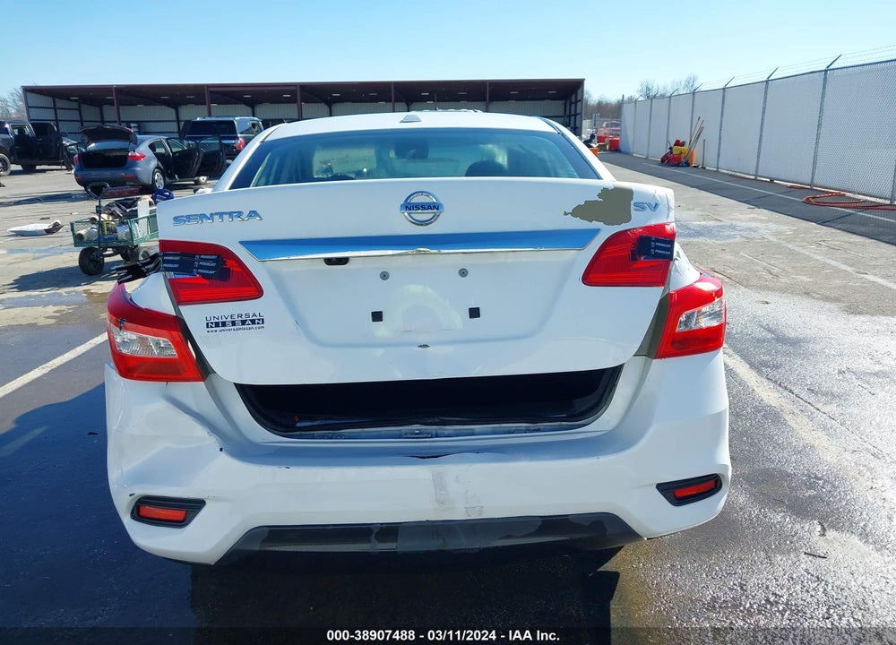 2018 NISSAN SENTRA SV VIN: 3N1AB7AP3JL626992