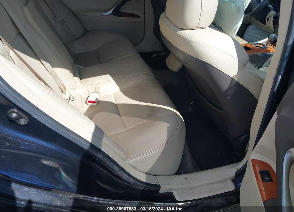 2009 LEXUS IS 250 VIN: JTHBK262795095324