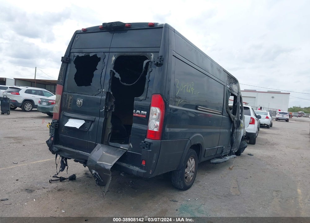 2021 RAM PROMASTER 3500 CARGO VAN HIGH ROOF 159 WB EXT VIN: 3C6MRVJG7ME575197