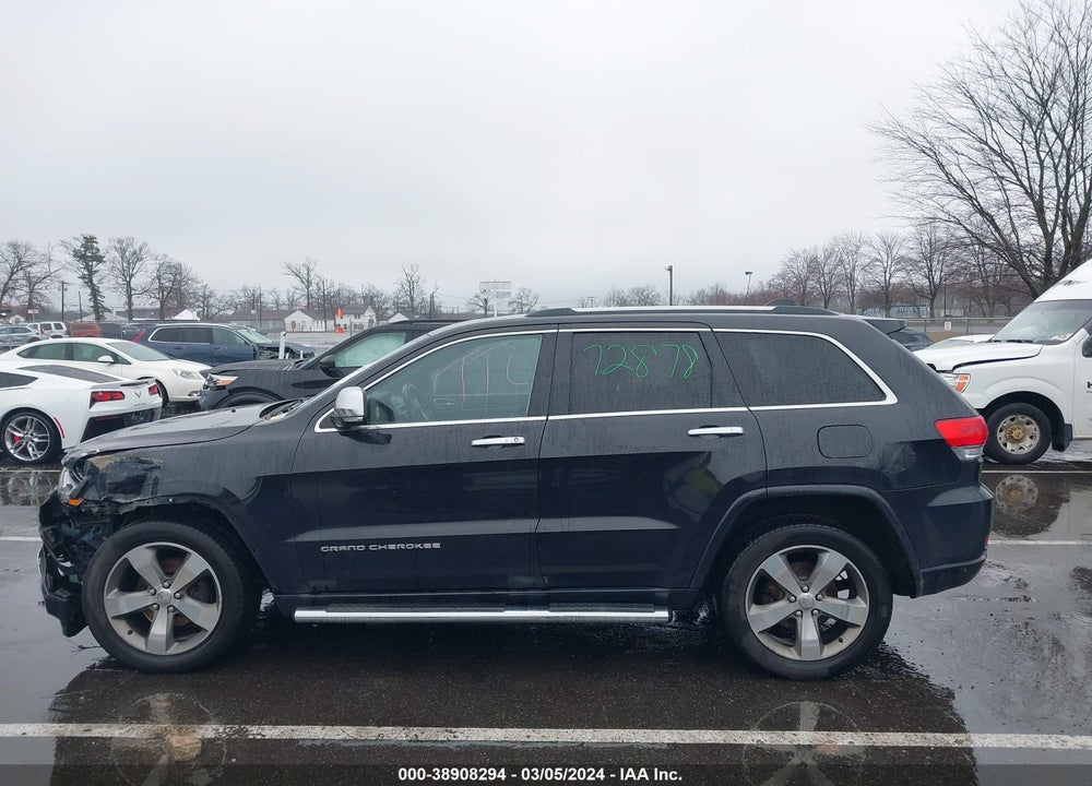 2014 JEEP GRAND CHEROKEE OVERLAND VIN: 1C4RJFCG8EC535633