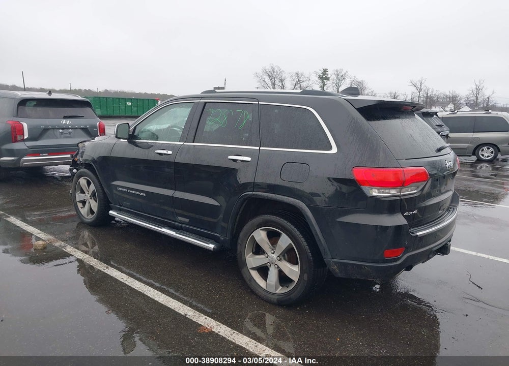 2014 JEEP GRAND CHEROKEE OVERLAND VIN: 1C4RJFCG8EC535633