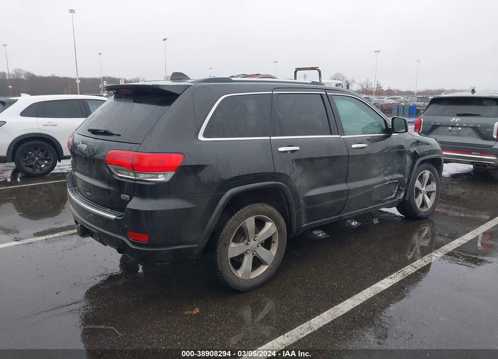 2014 JEEP GRAND CHEROKEE OVERLAND VIN: 1C4RJFCG8EC535633