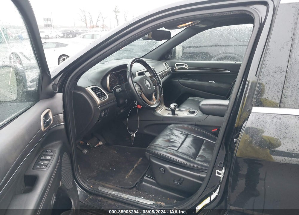 2014 JEEP GRAND CHEROKEE OVERLAND VIN: 1C4RJFCG8EC535633