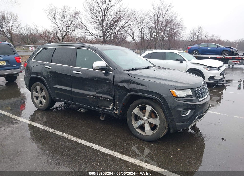 2014 JEEP GRAND CHEROKEE OVERLAND VIN: 1C4RJFCG8EC535633