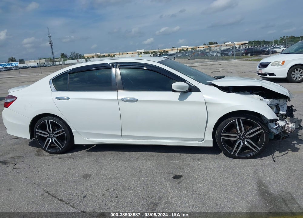 2017 HONDA ACCORD SPORT SE VIN: 1HGCR2F1XHA088707