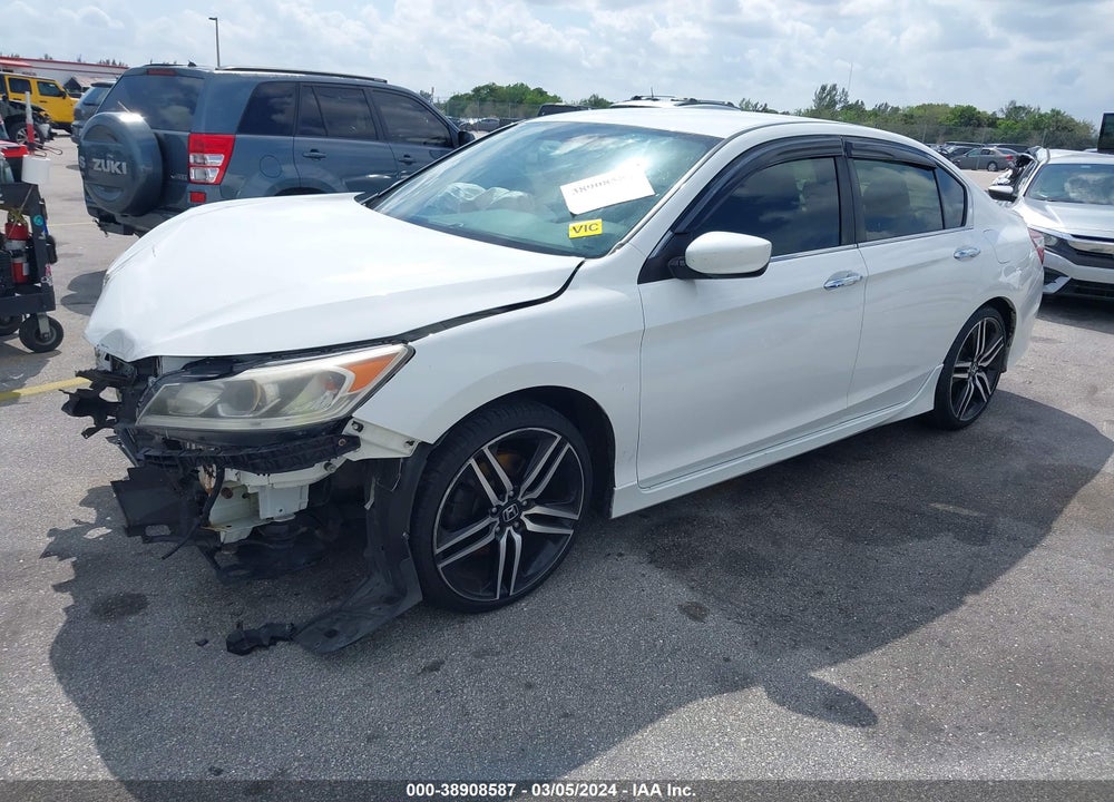 2017 HONDA ACCORD SPORT SE VIN: 1HGCR2F1XHA088707