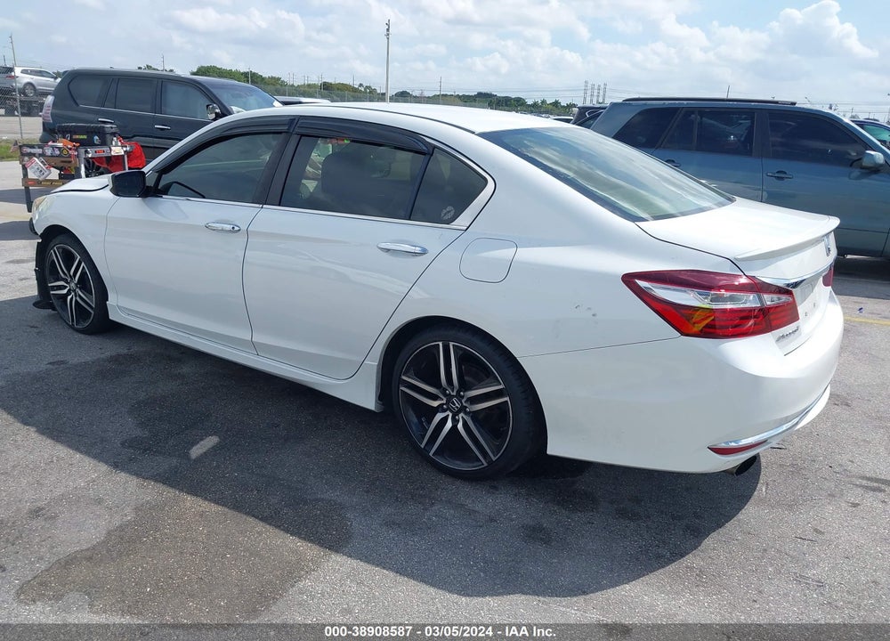 2017 HONDA ACCORD SPORT SE VIN: 1HGCR2F1XHA088707