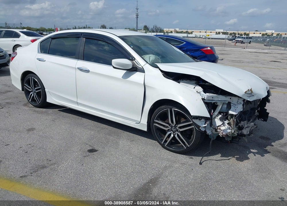 2017 HONDA ACCORD SPORT SE VIN: 1HGCR2F1XHA088707