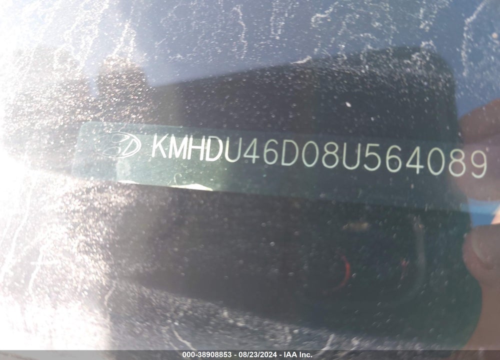 2008 HYUNDAI ELANTRA GLS/SE VIN: KMHDU46D08U564089
