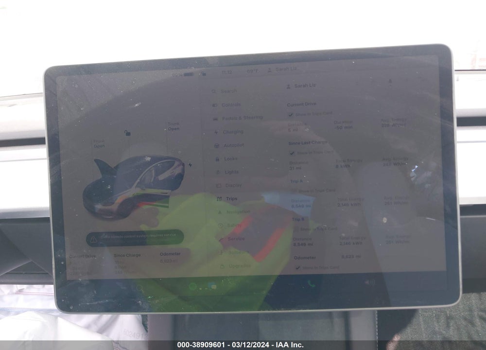 2023 TESLA MODEL 3 VIN: 5YJ3E1EA2PF582555