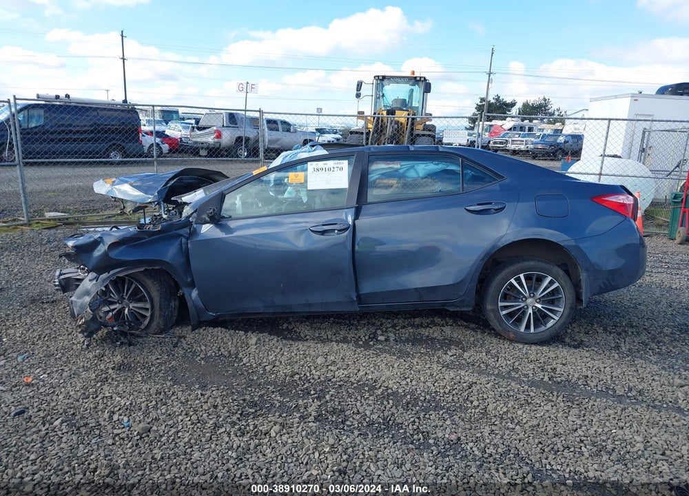 2019 TOYOTA COROLLA LE VIN: 2T1BURHE4KC198849