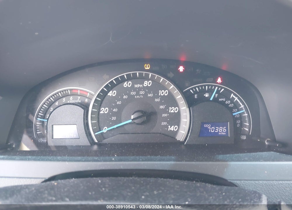 2012 TOYOTA CAMRY VIN: 4T1BF1FKXCU065260